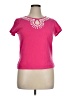 Ruby Rd. Pink Short Sleeve Top Size XL - photo 1