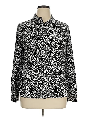 Jones New York Sport Long Sleeve Blouse (view 1)