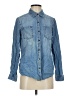 Natural Reflections Blue Long Sleeve Button-Down Shirt Size S - photo 1