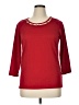 Carolyn Taylor Red 3/4 Sleeve Top Size XL - photo 1