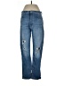 7 For All Mankind Hearts Blue Jeans Size 31 waist - photo 1