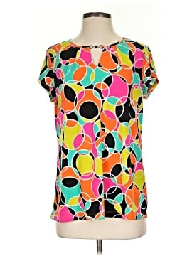 Susan Graver Short Sleeve Blouse (view 1)