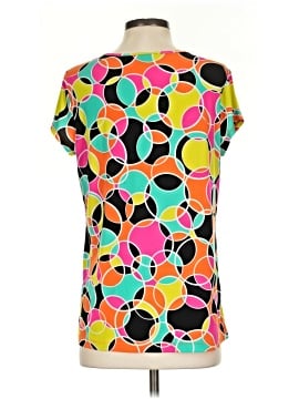 Susan Graver Short Sleeve Blouse (view 2)
