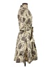 Lesley Evers Print Tan Casual Dress Size XS - photo 4