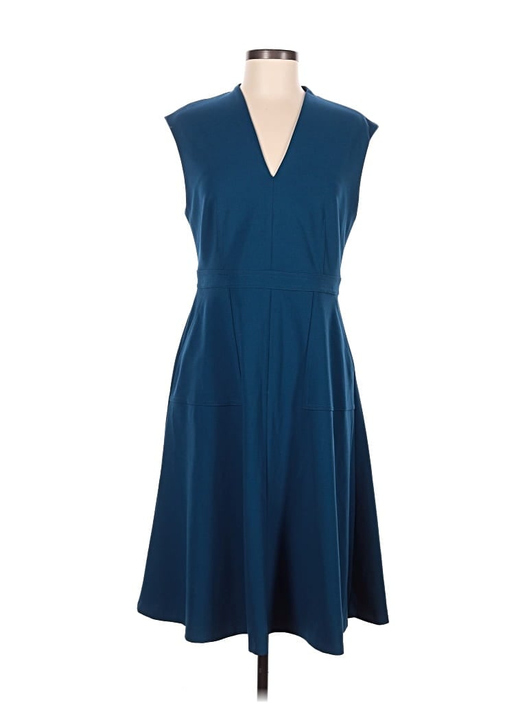 Pre-owned Andrew Marc Cocktail Dress In Blue