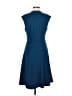 Andrew Marc Solid Blue Cocktail Dress Size 8 - photo 2