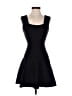 BCBGMAXAZRIA Solid Black Cocktail Dress Size S - photo 1