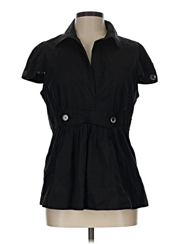 BCBGMAXAZRIA Short Sleeve Blouse (view 1)