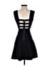 BCBGMAXAZRIA Solid Black Cocktail Dress Size S - photo 2
