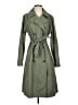 Gap 100% Cotton Green Trenchcoat Size S - photo 1