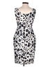 Max Mara Animal Print Ivory Cocktail Dress Size M (estimated) - photo 2