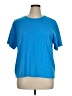 Cabin Creek Blue Short Sleeve Top Size 16 - photo 1