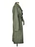 Gap 100% Cotton Green Trenchcoat Size S - photo 4