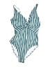 Old Navy Stripes Teal One Piece Swimsuit Size XL - photo 1