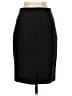 Banana Republic Solid Black Wool Skirt Size 0 (petite) - photo 2