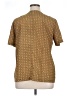 MICHAEL Michael Kors 100% Polyester Brown Short Sleeve Blouse Size 14 - photo 2