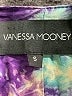 Vanessa Mooney 100% Polyester Tie-dye Purple Romper Size S - photo 4