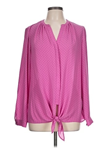 Dana Buchman Long Sleeve Blouse (view 1)