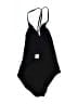 1937 Solid Black One Piece Swimsuit Size 0 - photo 2