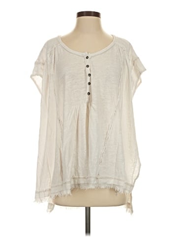 Free People Short Sleeve Blouse (view 1)