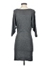 Nicole Miller Metallic Silver Cocktail Dress Size P (petite) - photo 2
