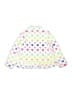 Gymboree 100% Polyester Hearts White Track Jacket Size 6 - photo 2