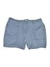 Kensie Solid Blue Cargo Shorts Size 14 - photo 1