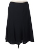 STUDIO by Tahari-Levine Chevron-herringbone Black Formal Skirt Size 12 - photo 1