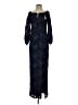 Xscape 100% Nylon Blue Cocktail Dress Size 4 - photo 1