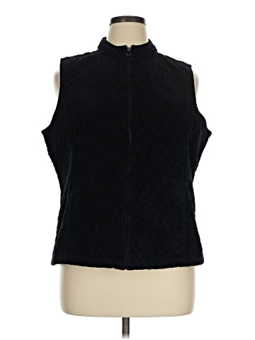 Basic Editions Faux Fur Vest (view 1)