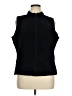 Basic Editions 100% Cotton Black Faux Fur Vest Size XL - photo 1