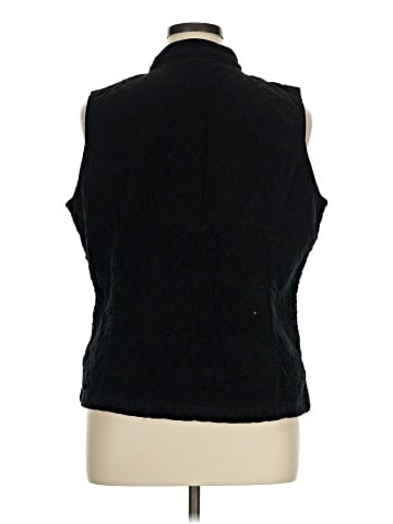 Basic Editions Faux Fur Vest (view 2)