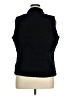 Basic Editions 100% Cotton Black Faux Fur Vest Size XL - photo 2
