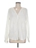 Lord & Taylor Ivory Long Sleeve Blouse Size M - photo 1