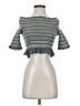 Chan Luu 100% Cotton Gray Short Sleeve Top Size S - photo 1