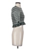 Chan Luu 100% Cotton Gray Short Sleeve Top Size S - photo 4