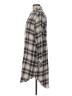 Dylan 100% Cotton Plaid Gray Casual Dress Size M - photo 6
