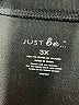 Just Be... Solid Black Active Pants Size 3X - photo 4