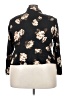 Rena Rowan 100% Rayon Floral Black Long Sleeve Blouse Size 22 - photo 2