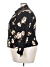 Rena Rowan 100% Rayon Floral Black Long Sleeve Blouse Size 22 - photo 5