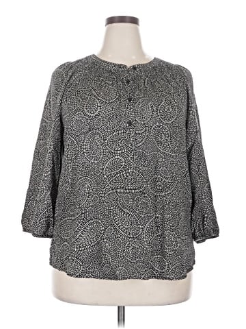 Croft & Barrow 3/4 Sleeve Blouse (view 1)