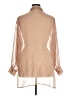 DR2 100% Polyester Tan Long Sleeve Blouse Size XL - photo 2