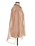 DR2 100% Polyester Tan Long Sleeve Blouse Size XL - photo 4