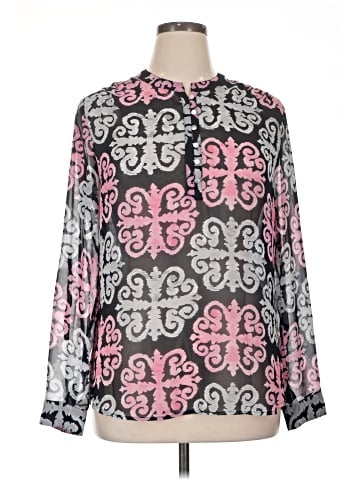 Banana Republic Milly Collection Long Sleeve Blouse (view 1)