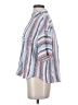 Laundry by Shelli Segal Stripes Blue 3/4 Sleeve Button-Down Shirt Size S - photo 5