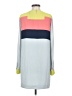BCBGMAXAZRIA 100% Polyester Color Block Gray Casual Dress Size S - photo 2