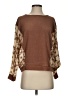 Gimmicks Brown 3/4 Sleeve Top Size XS - photo 1