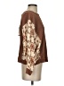 Gimmicks Brown 3/4 Sleeve Top Size XS - photo 4