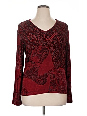 Travelers by Chico's 3/4 Sleeve T-Shirt (view 1)
