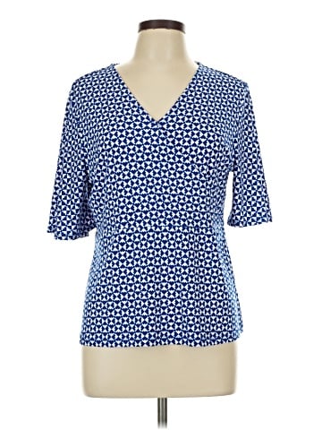 Liz Claiborne Short Sleeve Blouse (view 1)